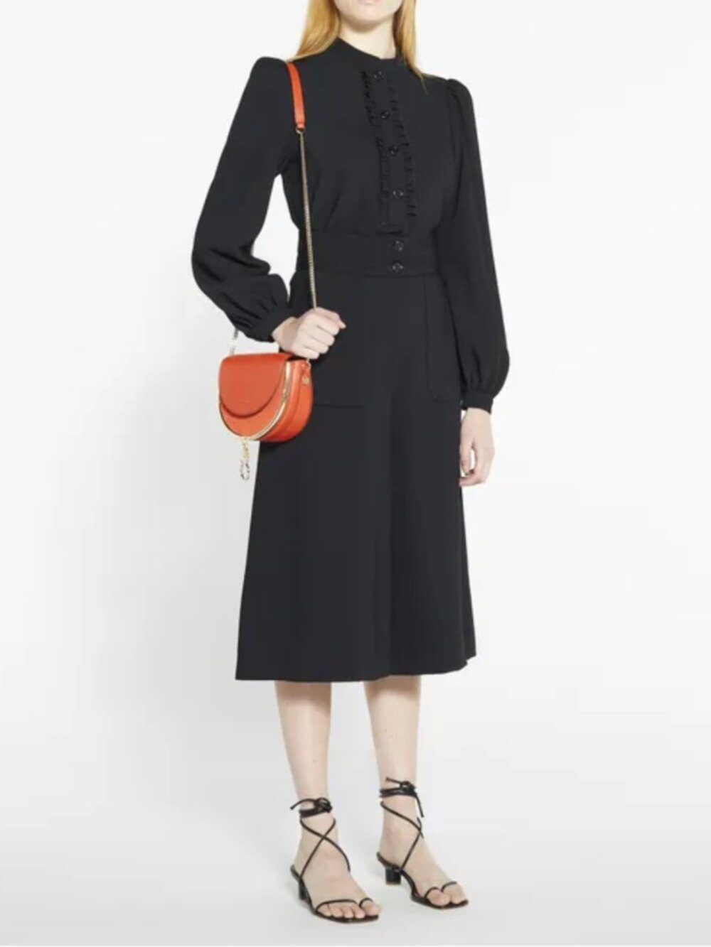 ✨ NWT See by Chloé Patch Pocket Culottes – Black – EU Size 34
